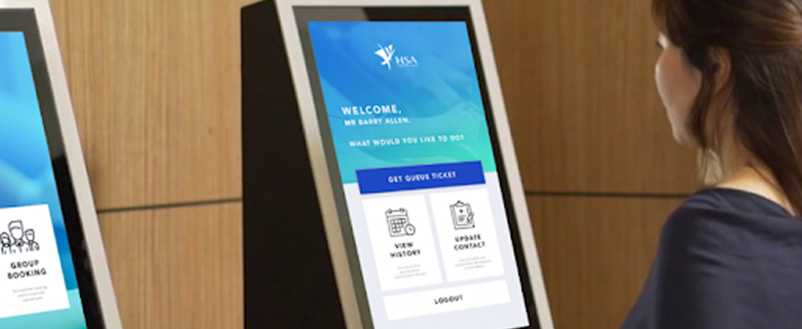 HSA Registration Kiosk